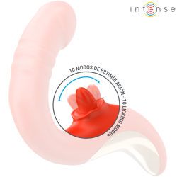 Intense - Vibrateur Et Stimulateur Paulina En Forme De U Rouge